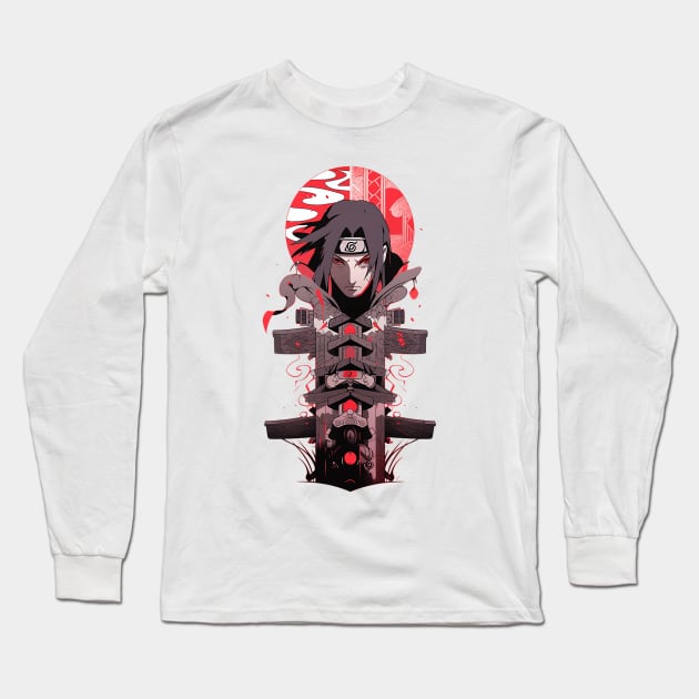 itachi Long Sleeve T-Shirt by pokermoment